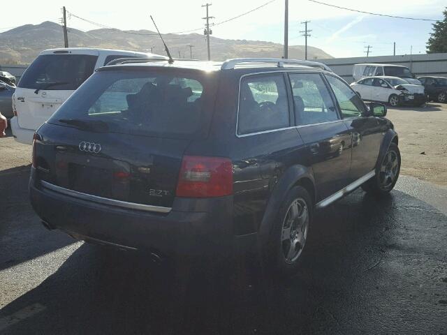 WAUYP54B71N109936 - 2001 AUDI ALLROAD BLACK photo 4