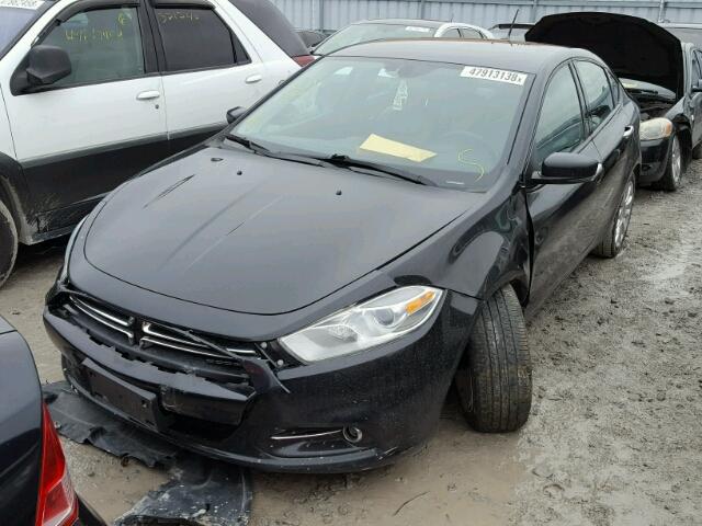 1C3CDFCB9FD111248 - 2015 DODGE DART LIMIT BLACK photo 2