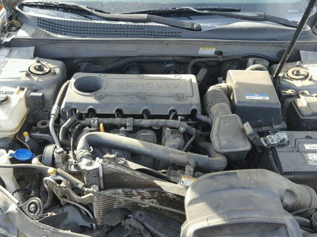 5NPET4AC8AH603148 - 2010 HYUNDAI SONATA GLS SILVER photo 7