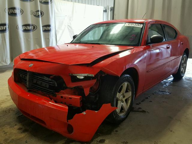 2B3LA43G38H238900 - 2008 DODGE CHARGER RED photo 2