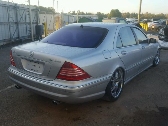 WDBNG73J61A211891 - 2001 MERCEDES-BENZ S 55 AMG GRAY photo 4