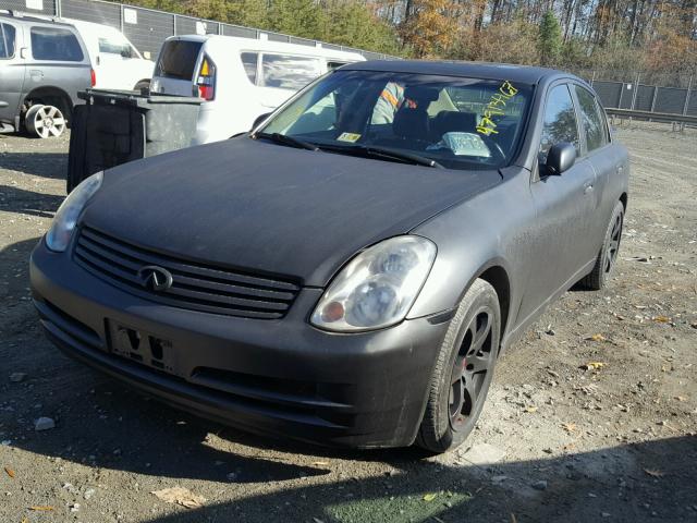 JNKCV51E13M325774 - 2003 INFINITI G35 BLACK photo 2