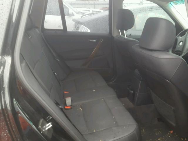 WBXPA93446WD30833 - 2006 BMW X3 3.0I BLACK photo 6