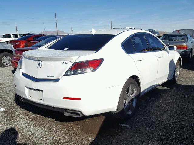 19UUA9F53DA004874 - 2013 ACURA TL TECH WHITE photo 4