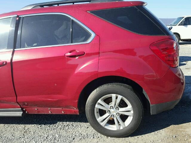 2GNFLNEK3D6138564 - 2013 CHEVROLET EQUINOX LT RED photo 10