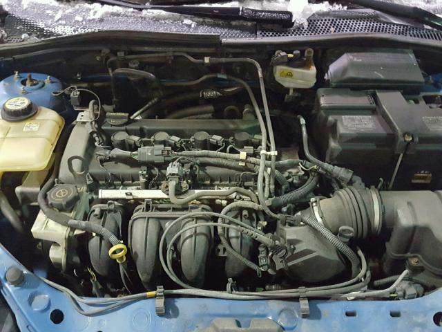 1FAFP34N87W321181 - 2007 FORD FOCUS ZX4 BLUE photo 7