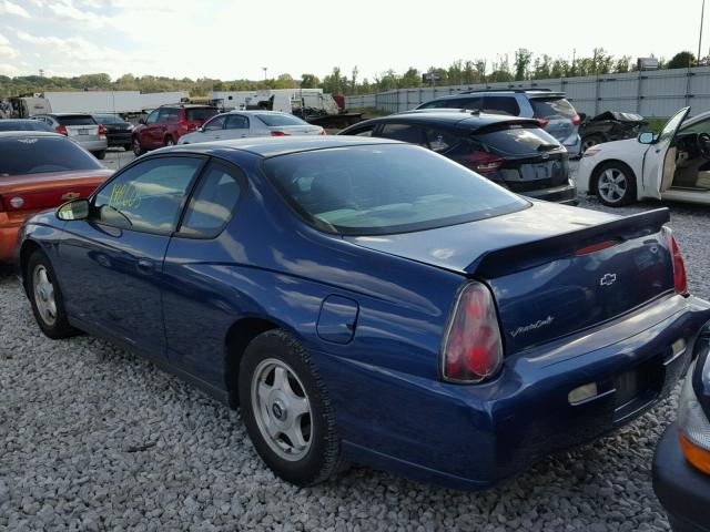 2G1WW12E959122708 - 2005 CHEVROLET MONTE CARL ლურჯი ფოტო 3