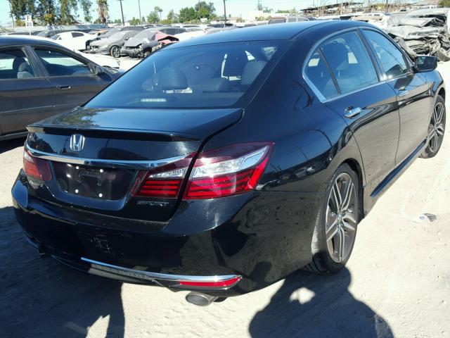 1HGCR2F5XHA221811 - 2017 HONDA ACCORD SPO BLACK photo 4