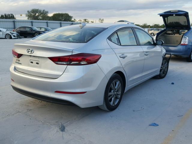 5NPD84LF6HH106307 - 2017 HYUNDAI ELANTRA SE SILVER photo 4