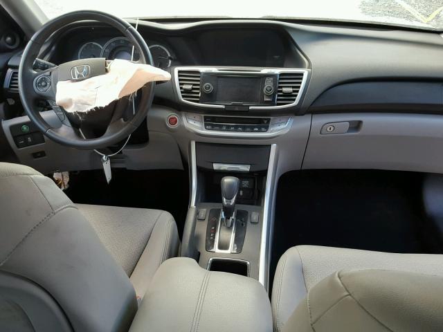 1HGCR3F80DA031140 - 2013 HONDA ACCORD EXL GRAY photo 9