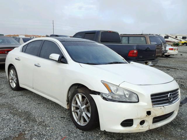 1N4AA51E09C814238 - 2009 NISSAN MAXIMA S WHITE photo 1