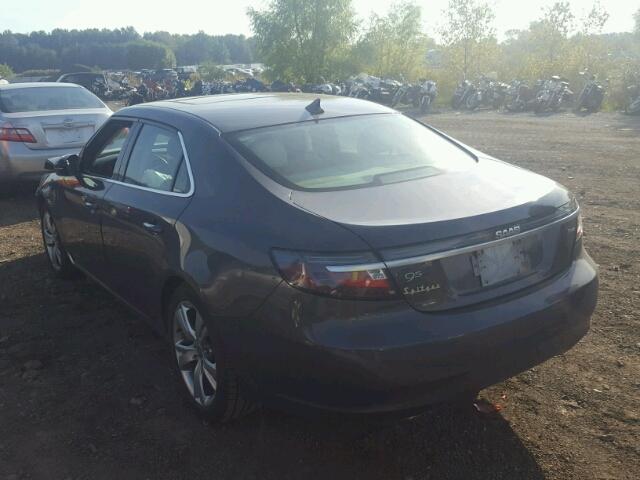 YS3GN4AR2B4006617 - 2011 SAAB 9-5 TURBO CHARCOAL photo 3