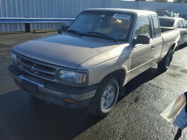 4F4CR16A0VTM04597 - 1997 MAZDA B2300 CAB BEIGE photo 2