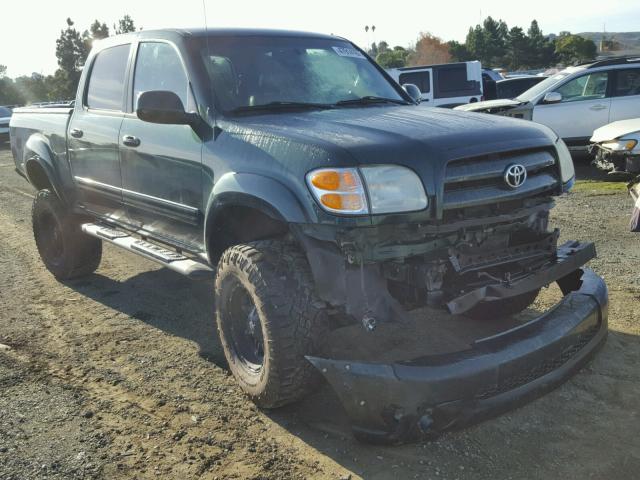 5TBDT48134S459855 - 2004 TOYOTA TUNDRA DOU GREEN photo 1