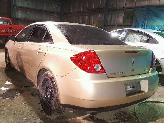 1G2ZG558964204039 - 2006 PONTIAC G6 SE1 TAN photo 3