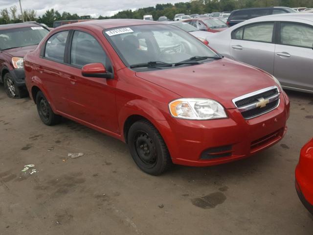 KL1TD5DE3BB123407 - 2011 CHEVROLET AVEO LS RED photo 1