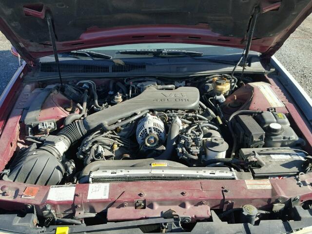 1FALP62W8SH126971 - 1995 FORD THUNDERBIR BURGUNDY photo 7