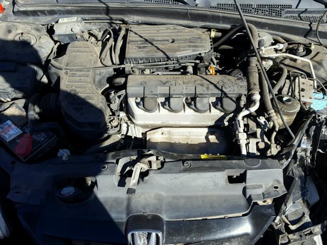 1HGEM21962L075212 - 2002 HONDA CIVIC EX BLACK photo 7