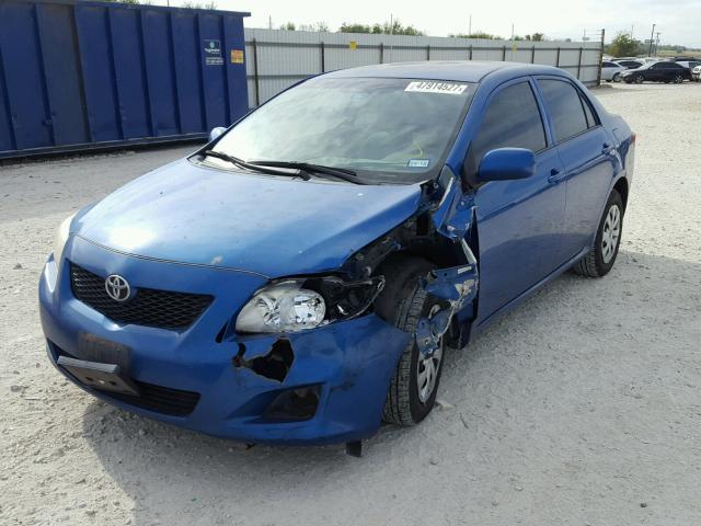 1NXBU40E29Z040145 - 2009 TOYOTA COROLLA BA BLUE photo 2