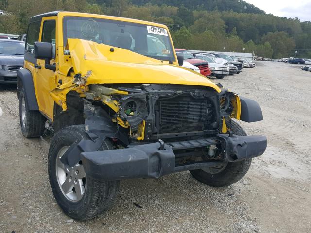 1C4AJWAG5FL562001 - 2015 JEEP WRANGLER S Sarı foto 1