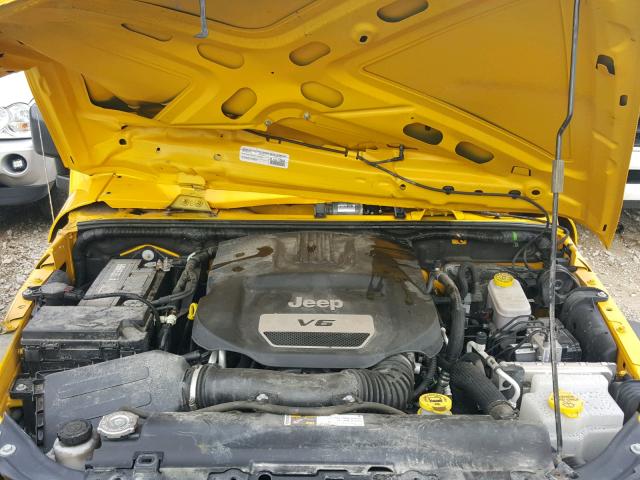 1C4AJWAG5FL562001 - 2015 JEEP WRANGLER S Sarı foto 7