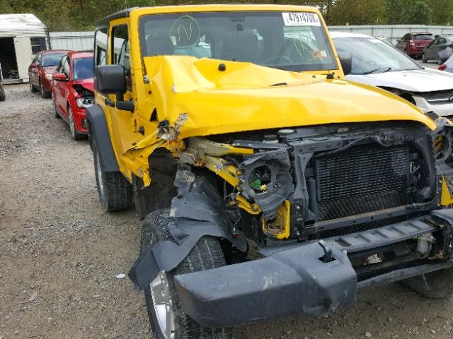 1C4AJWAG5FL562001 - 2015 JEEP WRANGLER S Sarı foto 9