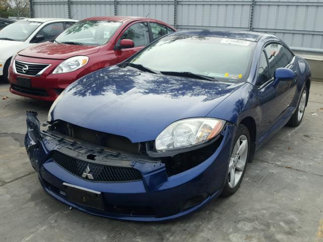 4A3AK24FX9E027440 - 2009 MITSUBISHI ECLIPSE GS BLUE photo 2