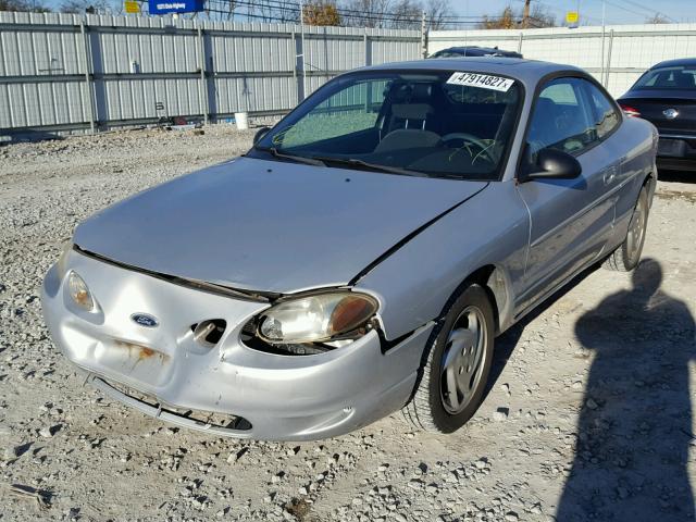 3FAFP113X2R103133 - 2002 FORD ESCORT ZX2 SILVER photo 2