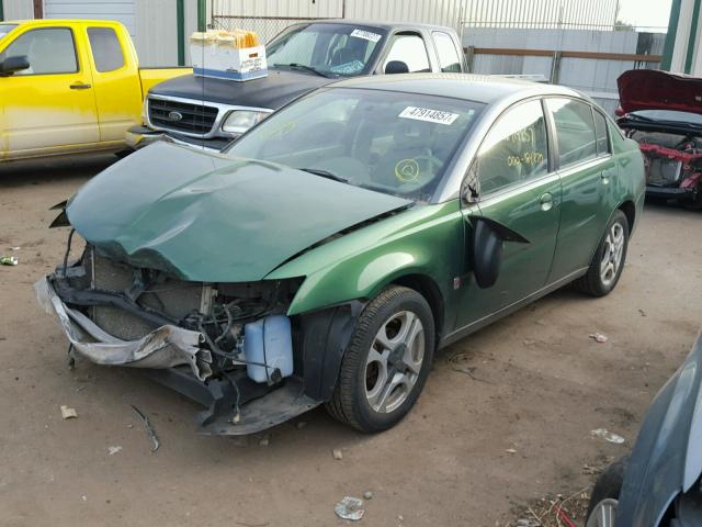 1G8AL52FX3Z113085 - 2003 SATURN ION LEVEL GREEN photo 2