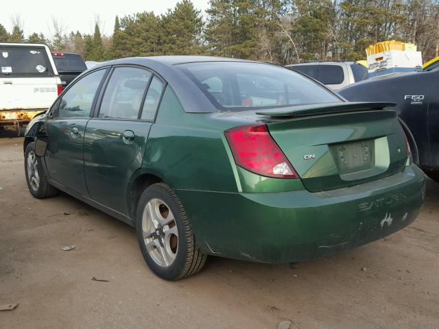 1G8AL52FX3Z113085 - 2003 SATURN ION LEVEL GREEN photo 3