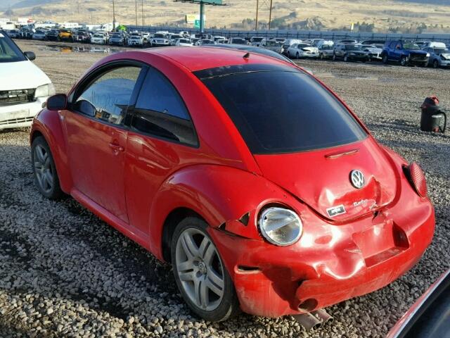 3VWDD21C52M411496 - 2002 VOLKSWAGEN NEW BEETLE RED photo 3