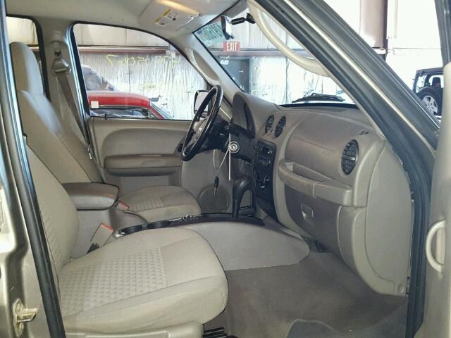 1J4GL48K97W647565 - 2007 JEEP LIBERTY SP GRAY photo 5