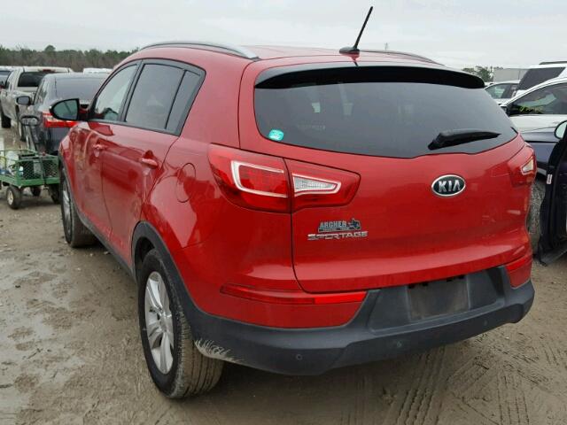 KNDPB3A2XC7239867 - 2012 KIA SPORTAGE B RED photo 3