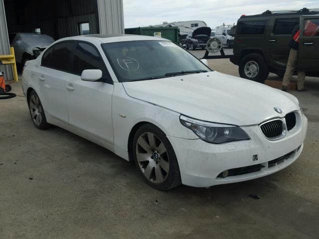 WBANE73537CM46334 - 2007 BMW 530 I WHITE photo 1