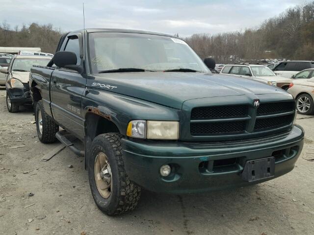 3B7HF16Y5XM563895 - 1999 DODGE RAM 1500 GREEN photo 1