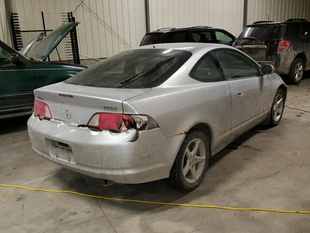 JH4DC548X3C800019 - 2003 ACURA RSX SILVER photo 4