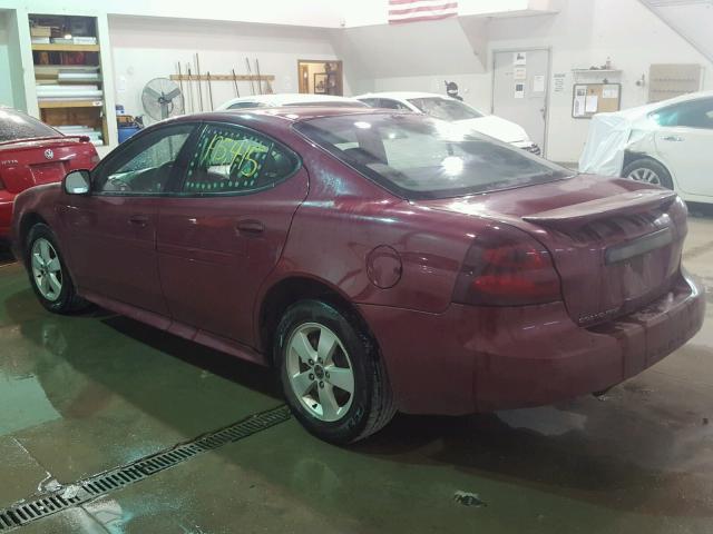 2G2WP522551342402 - 2005 PONTIAC GRAND PRIX RED photo 3