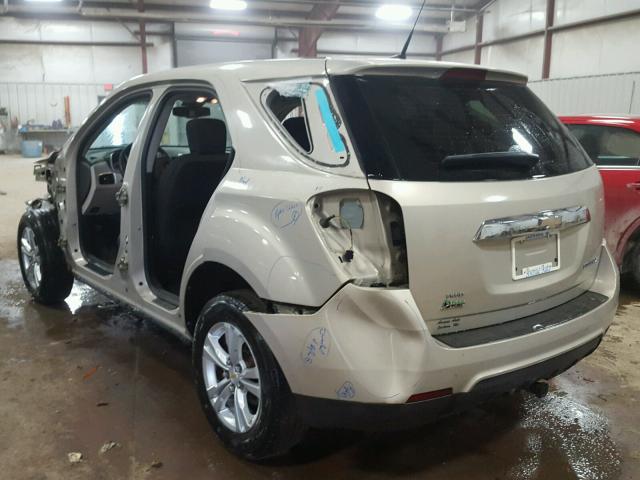 2CNFLCEC0B6225725 - 2011 CHEVROLET EQUINOX LS GOLD photo 3