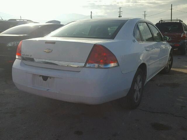 2G1WT58K369216100 - 2006 CHEVROLET IMPALA LT WHITE photo 4