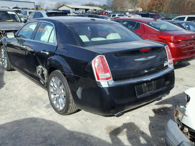 2C3CCAAG5EH340225 - 2014 CHRYSLER 300 BLACK photo 3