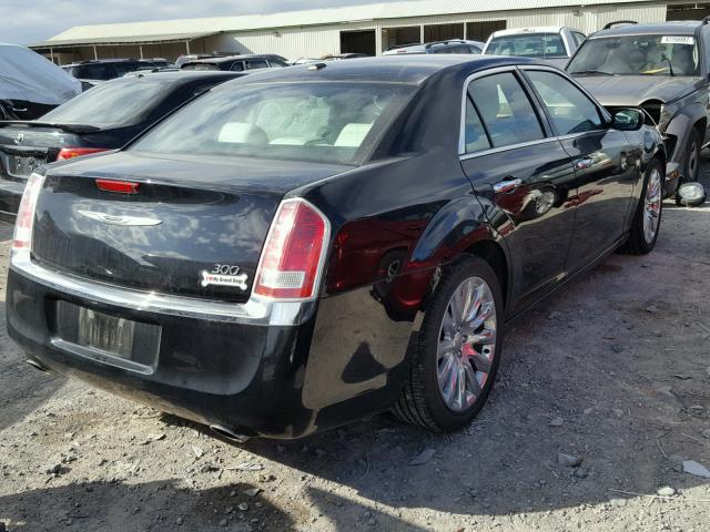 2C3CCAAG5EH340225 - 2014 CHRYSLER 300 BLACK photo 4