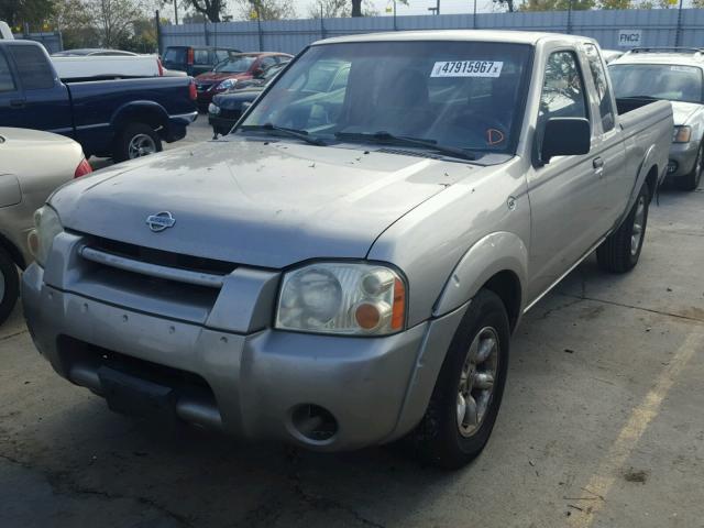 1N6DD26S12C367823 - 2002 NISSAN FRONTIER K BEIGE photo 2