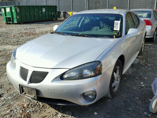 2G2WS522041216400 - 2004 PONTIAC GRAND PRIX SILVER photo 2