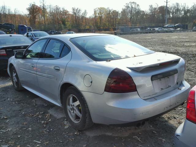 2G2WS522041216400 - 2004 PONTIAC GRAND PRIX SILVER photo 3