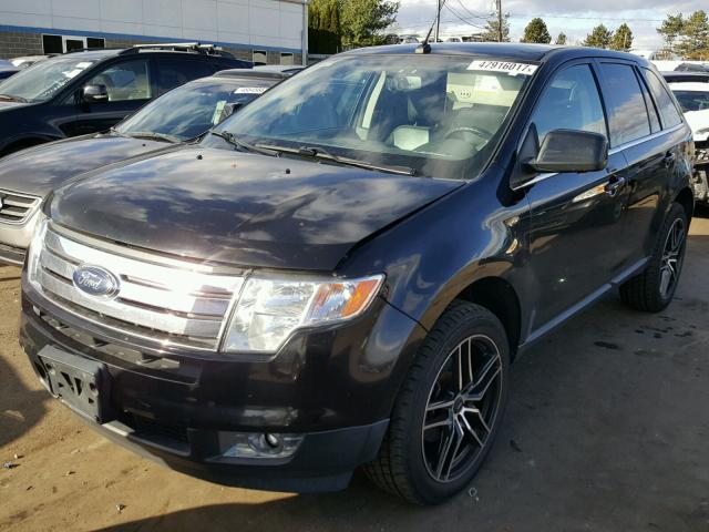 2FMDK49C89BA44531 - 2009 FORD EDGE LIMIT BLUE photo 2