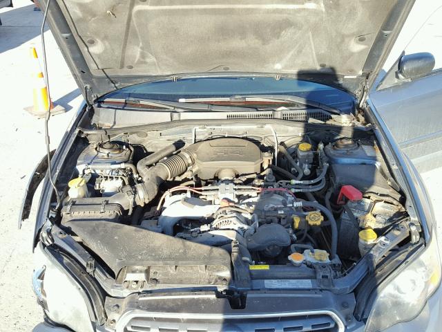 4S4BP61C857335145 - 2005 SUBARU LEGACY OUT GRAY photo 7