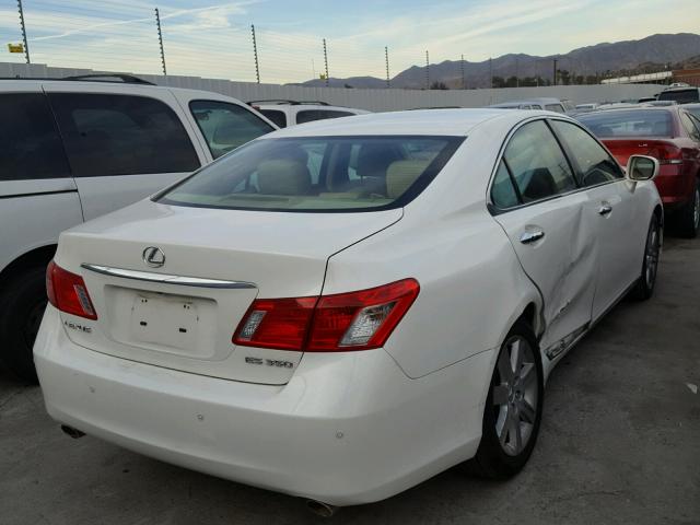 JTHBJ46GX72025776 - 2007 LEXUS ES 350 WHITE photo 4