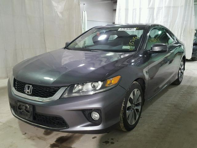 1HGCT1B75FA000875 - 2015 HONDA ACCORD EX GRAY photo 2