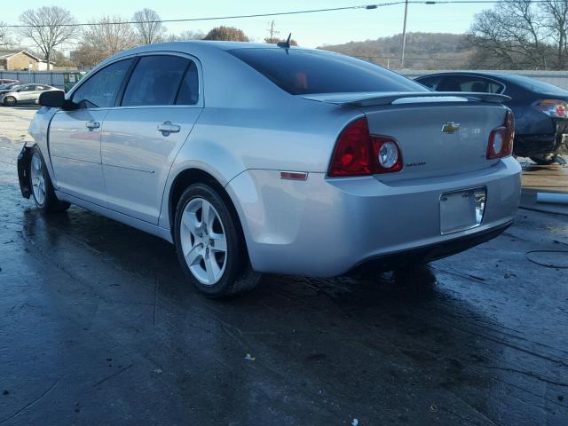 1G1ZG57B694218398 - 2009 CHEVROLET MALIBU LS SILVER photo 3