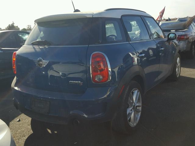 WMWZC3C57CWM27570 - 2012 MINI COOPER S C BLUE photo 4